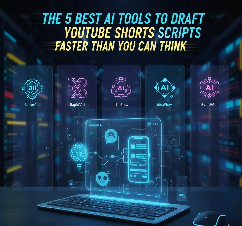 The 5 Best AI Tools to Draft YouTube Shorts Scripts Faster Than You Can Think